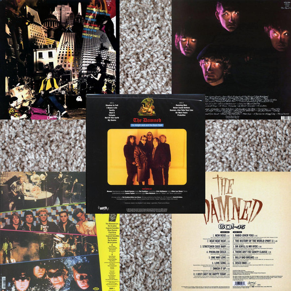 The Damned Vinyl Lot of 4 LPs – Machine Gun Etiquette, Black Album, Best Of, Go! - Picture 2 of 12